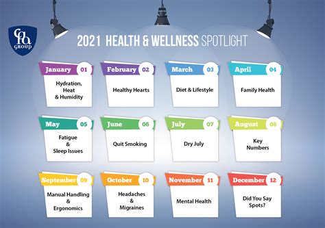 doh health calendar 2023|monthly wellness themes 2023.